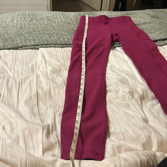 Lululemon Dark Pink Full Length Leggings - Picture 5 of 13